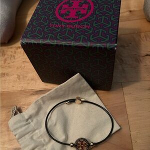 Tory Burch Black and Gold Bracelet
